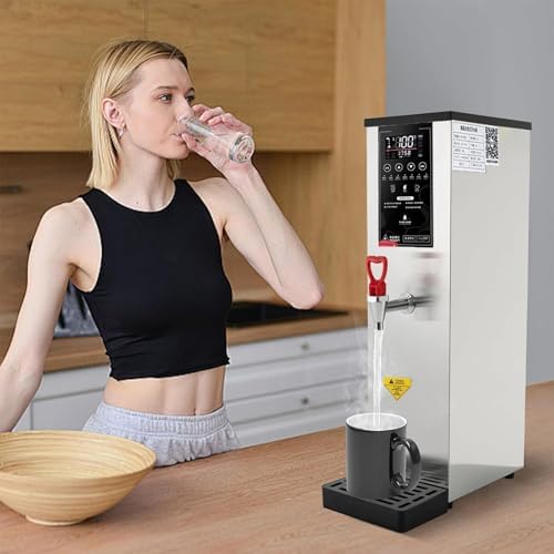 25L Electric Hot Water Dispenser, 2500W Catering Urn, Adjustable Temperature, Fast Brewing 60L/H for Coffee, Tea, Milk, Commercial Use, Efficient Hot Drinks Solution