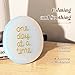 QINJIEJIE One Day at A Time Opal Worry Stone Healing Crystal Thumb Stones Thinking of You Gifts for Anxiety Relief Items You Got This Inspirational for Friend Encouragement Gift for Women Men