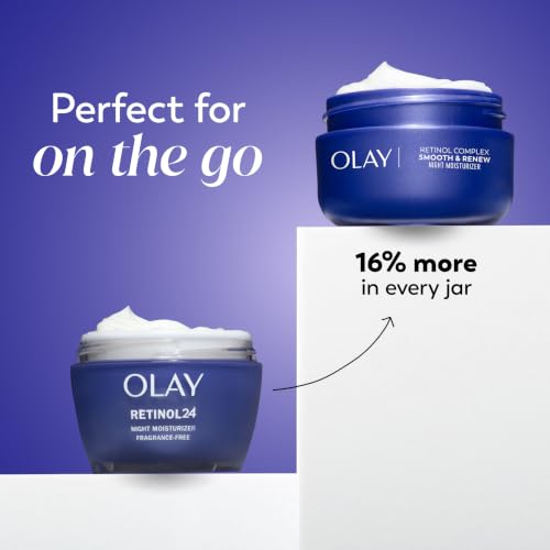 Olay Smooth & Renew Retinol Face Moisturizer, 2 oz Night Cream for Fine Lines - image 8
