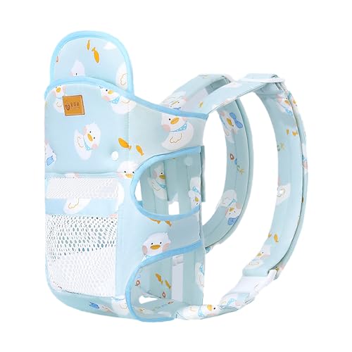 Portabebés, portabebés 6 en 1 avanzado para recién nacidos, asiento ajustable con bolsillos laterales, portabebés ergonómico, ligero, transpirable, adecuado para 0-36 meses