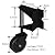 Henson Swing Gate Wheel Gate Caster for Vinyl Gates Heavy Duty Spring Loaded, 3.9-inch Dia, Black