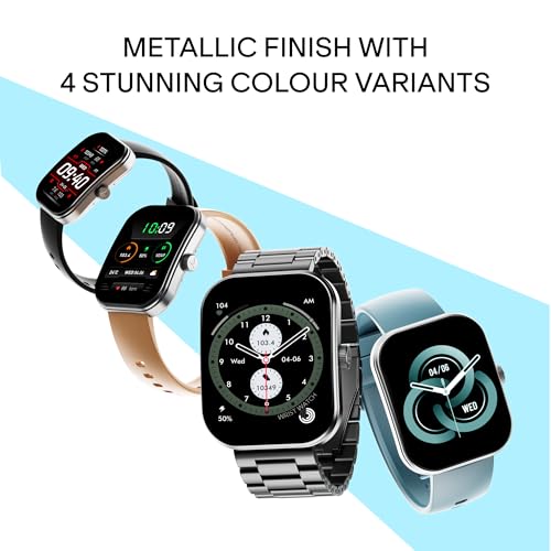 Image of boAt Wave Sigma 3 Curv Smartwatch with 2.01 inch (5.33 cm) Immersive Curved Display, Metallic Finish, Functional Crown, BT Calling, Sleep, Stress, Heart Rate & SpO2 Monitoring, SOS, IP68(Timber Brown)