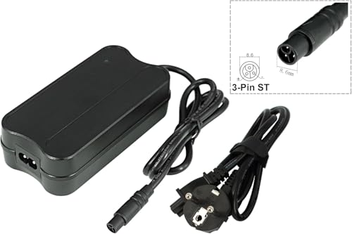 Chargeur 3 Broches 36V PowerSmart pour cycles Crussis e-Cross Lady 1.4 et 7.4