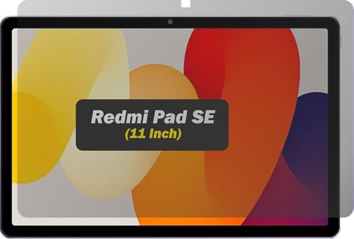 Image of Privacy Anti Peep Matte Screen Guard Compatible With Xiaomi Redmi Pad SE (11 Inch Tablet) Anti Spy Blue Light Block Screenguard Not a Tempered Glass Screen Protector