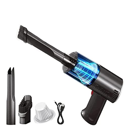 Wisada Handstaubsauger, 9000 Pa Starke Saugleistung Autostaubsauger, 120W Tragbarer Staubsauger, Nass-Trocken-Staubsauger für Haus und Autoreinigung (Schwarz) Cover