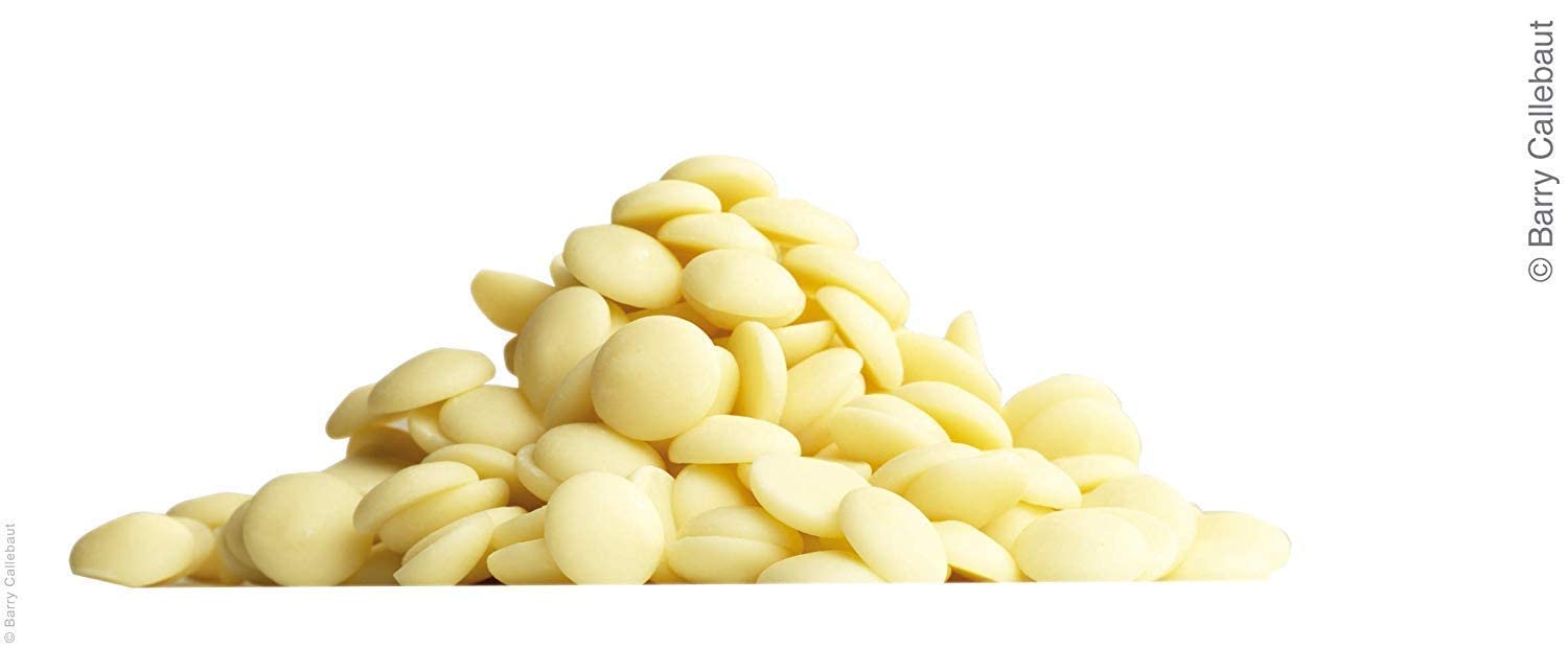 CALLEBAUT Kuvertüre Callets Weiße Schokolade 28% Kakao 2500 G 1er Pack