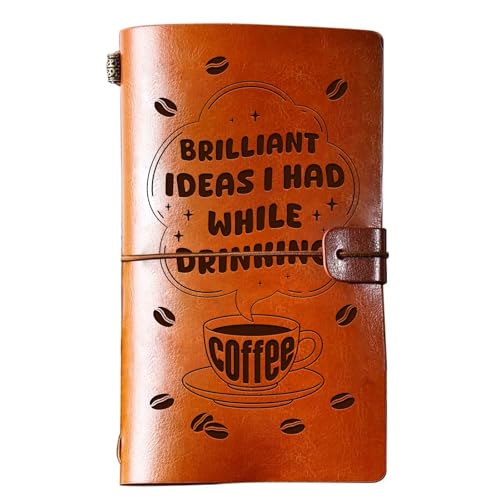 Funny Coffee Journal Gifts for Women Men - Coffee Lovers