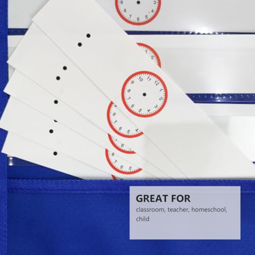 Bolsa de almacenamiento colgante azul para aula con 14 bolsillos organizadores Hoement 4