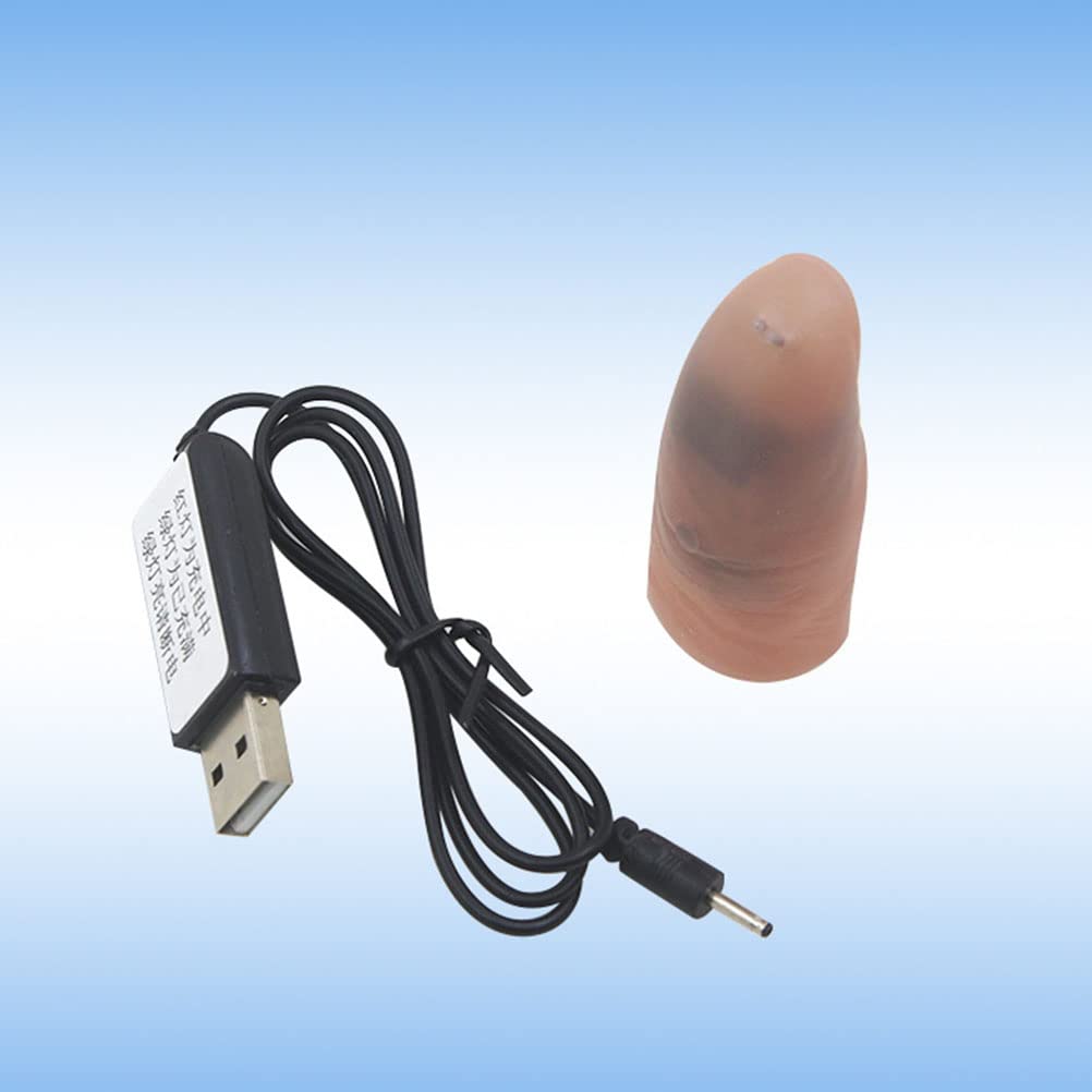 Ligero electrónico USB, encendedor de arco de dedo, dedo mágico encendedor de dedos de finger de finger de pie de finger recargable, resistente al viento sin llama, para hombres regalo de las señoras