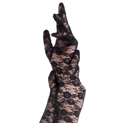 Lace Gloves Women Long Black Lace Gloves for Women Elegant OperaTea Party2