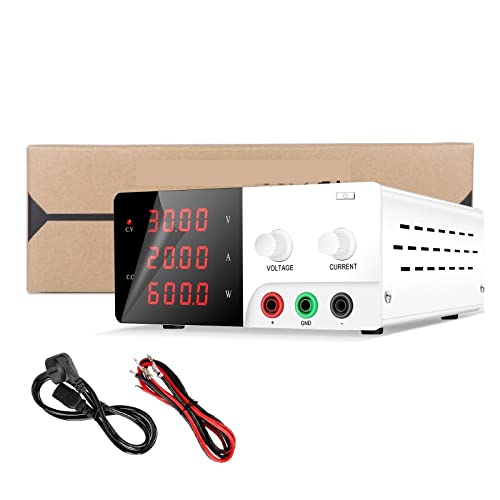 Alimentation Variable 30V 20A DC haute précision à découpage régulé
