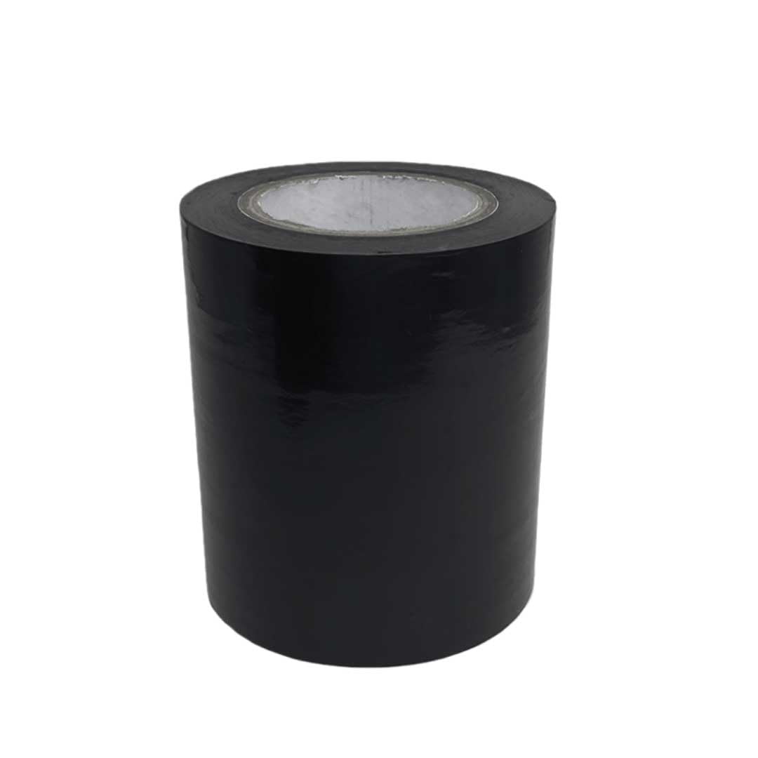 Cinta de película protectora de PE negra for aleación de aluminio, ascensores y acero inoxidable - Cinta de polietileno de alta viscosidad, 1 rollo(40cmx100mx0.1mm)
