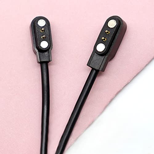 DGFJY Magnetic Charging Cable for Willful IP68/Willful Smartwatch 2Pin USB Power Charger Smartwatch Accessories, 2 pieces