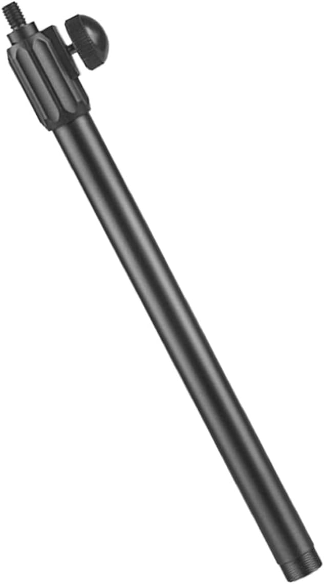 Brazo de extensión telescópico con soporte de micrófono con adaptador de tornillo, brazo de micrófono portátil compatible con múltiples marcas de