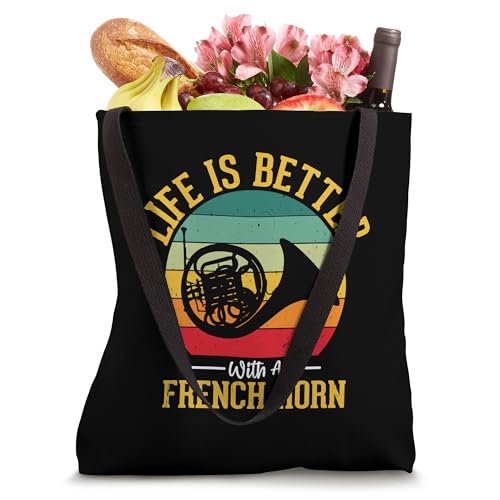 Bolsa Tote Divertida French Horn Player 16 pulgadas miniatura 4