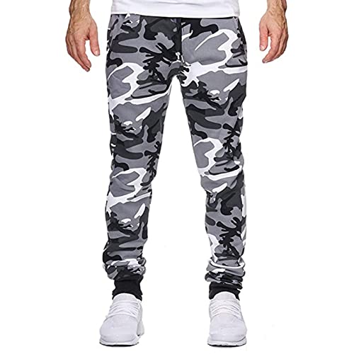 DuDubaby Mens Hiking Pants Men's Cargo Joggers Pant Athletic Training Casual Trousers Drawstring Elastic Waist Sweatpants2