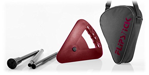 Preisvergleich Produktbild Flipstick Sitzstock faltbar rot mit Tasche