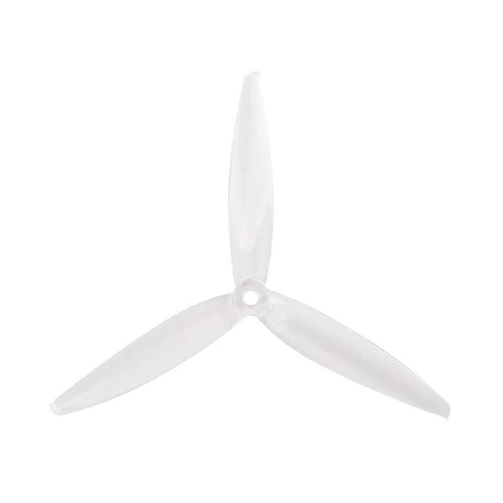 Gemfan Flash 7040 Durable 3-Blade Propeller (Set of 4 - Clear) - 7.5mm - Clear