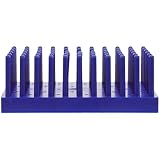 MAGICLULU Seitliches Kunststoff Trockengestell für Reagenzgläser Leder Öltrockner Laborständer zum Kopfübertrocknen Vielseitig für Labor Schule und Zuhause