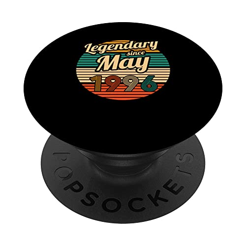 Legendario desde mayo de 1996 27 cumpleaños hombres PopSockets PopGrip Intercambiable