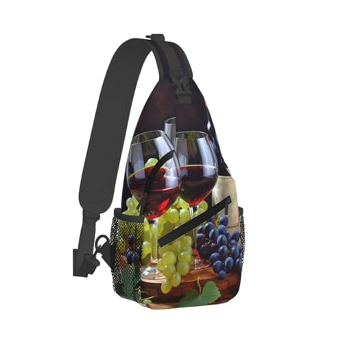 Mochila tipo sling negra para viaje y uso urbano
