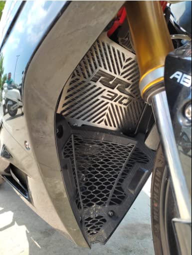 Image of SGTB Heavy Bike TVS Apache RR 310 Radiator Guard Frame Grill Cover RR310 Accessories