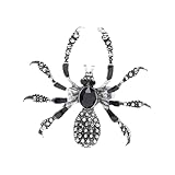 Generisch Anillos de araña, anillos abiertos ajustables - Anillos góticos con diamantes de imitación - Anillos de araña Anillo abierto ajustable Joyería para accesorios de cosplay, Siehe Beschreibung