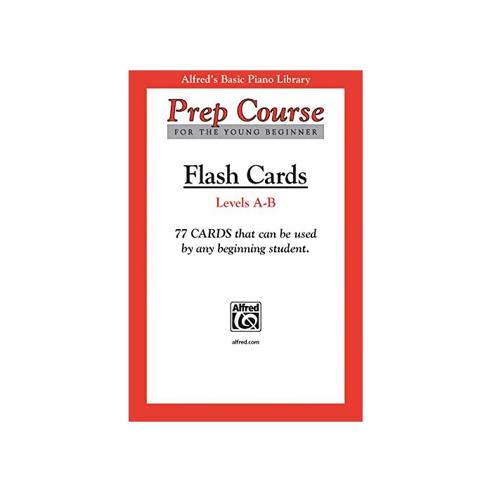 Buy Alfred's Basic Piano Prep Course Flash Cards, Bk A & B For the