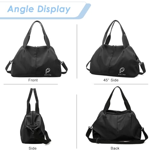 Image of PALAY Gym Tote Bags Sports Duffle Bag for Women with Wet Compartment Carry On Overnight Weekend Travel Bags, Lightweight & Water Repellent