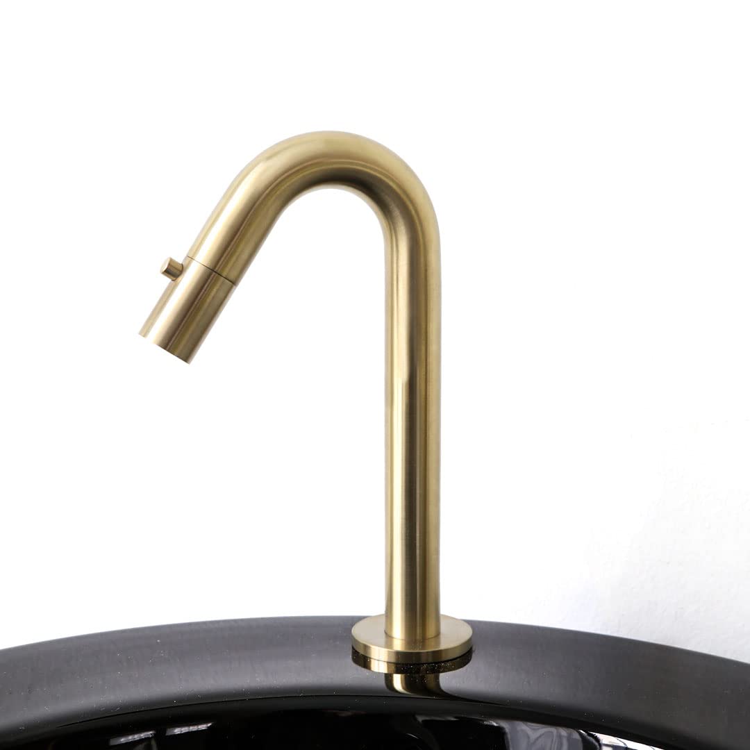 Essebagno Indus robinet lave-mains or brossé eau froide