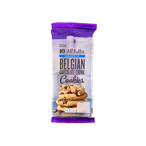 (Marks & Spencer (�}�[�N�X���X�y���T�[)) 10���̂��ׂẴo�^�[�x���M�[�̃`���R���[�g�`�����N�N�b�L�[??�u�ᎉ�b225�O���� (x4) - Marks & Spencer 10 All Butter Belgian Chocolate