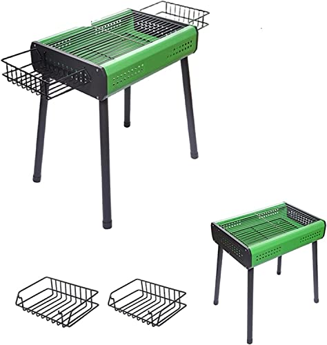 Barbecue portable charbon avec tablette pour une cuisson stable