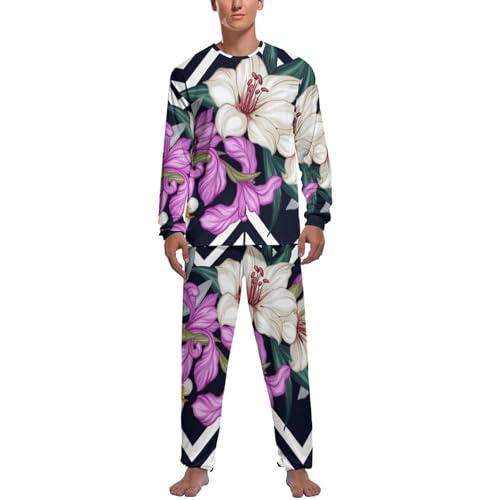 Pijama Homme Manche Longue Idéal pour Vos Soirées d'Hiver Cozy