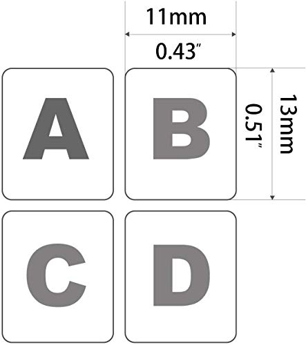 Autocollants clavier russe pour travailler et étudier à la maison - 5