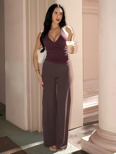 Image of YEOREO Ease Workout Leggings Womens No Front Seam Straight Leggings 29 inch / 31.5 inch / 33 inch / 35 inch High Waist Buttery Eddiy Yoga Pants