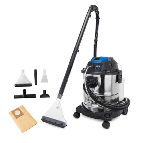 Scheppach Aspirateur injecteur-extracteur SprayVac20-1600 W - 5 en 1 - Vaporisateur, nettoyage du...