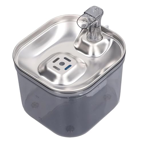 Fuente de Agua para Mascotas de Acero Inoxidable 304