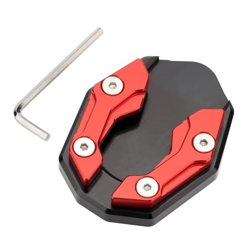 Image of Vagary CNC Kickstand Side Stand Extender for Yamaha Aerox 155 (Red)
