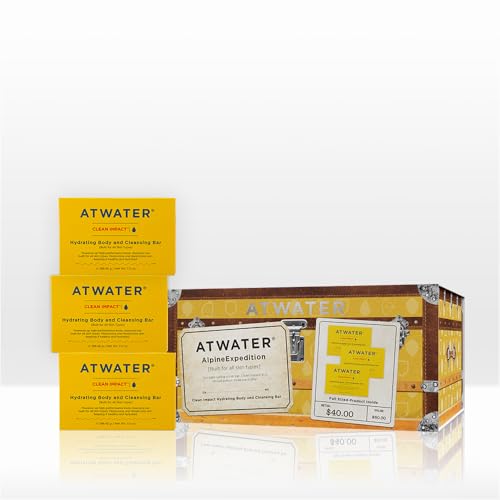 ATWATER Men's Body Bar Gift Set with 3 Cleansing Bars & Gift Box image 5
