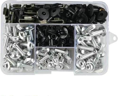 Vis de carénage moto M5 M6 NIUUINMT : kit complet 195 pièces pour réparer le carénage Yamaha XSR