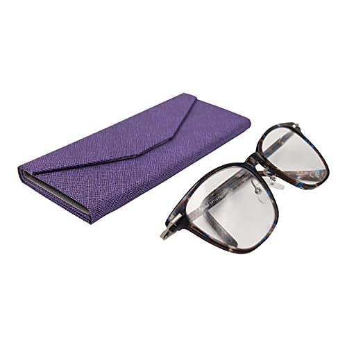 Image of Real Sic Glasses Case for Men and Women - Magnetic Folding Hard Shell Sunglass Holder - Inspired by Solid Color