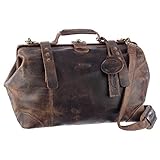 Greenland Nature Classic Doc-Bag XL Arztkoffer Doktorkoffer Arzttasche Doktortasche Hebammentasche Doc Case Koffer aus feinstem Leder braun - Geschenkset Greenland-2509