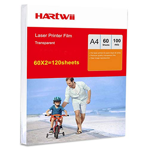 A4 Overhead Projector Film OHP - 120 Sheets Acetate Clear A4 For Laser & Copier Printing Jet