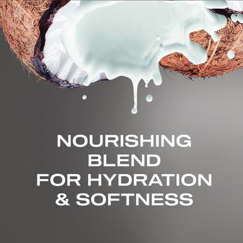 Image of OGX Nourishing + Coconut Milk Moisturizing Shampoo | Strong & Healthy Hair Growth | Coconut Milk, Whipped egg proteins & Coconut Oil | Sulphate-Free Surfactants | Paraben-Free | 88.7ml