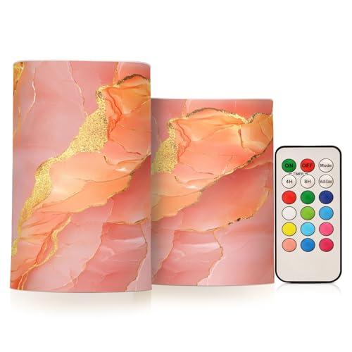 Bougies piliers fumées en marbre pour décoration de mariage et tables de fête GuoChe