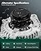 SCITOO Alternator Fits for Acura RDX 2013 2014 2015, 3.5L - 12V 135Amp CW 6 Groove Clutch Pulley, Replace OE 11672 31100-R53-A01 104210-1890 A0282A0215 DRA1273 4801834AB 421000-7030 421000-7031