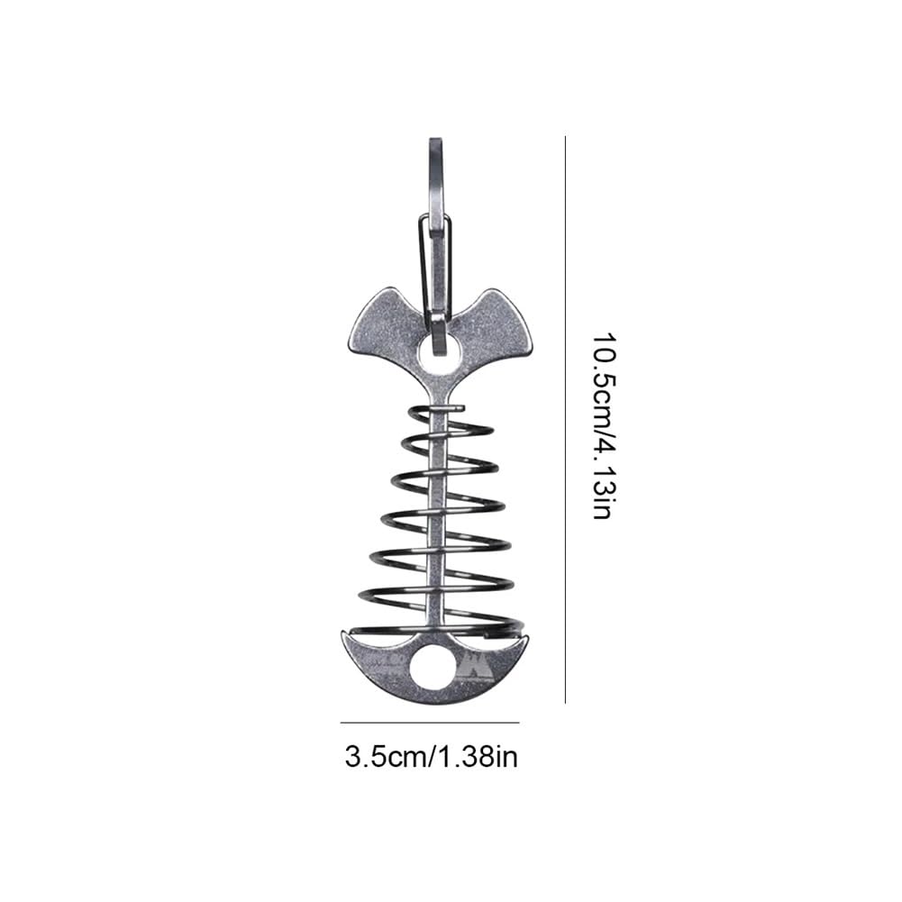 8-40 picchetti per tenda a lisca di pesce, regolabili, in acciaio inox, chiodi fissi, accessori per tenda (32 pezzi, nero)