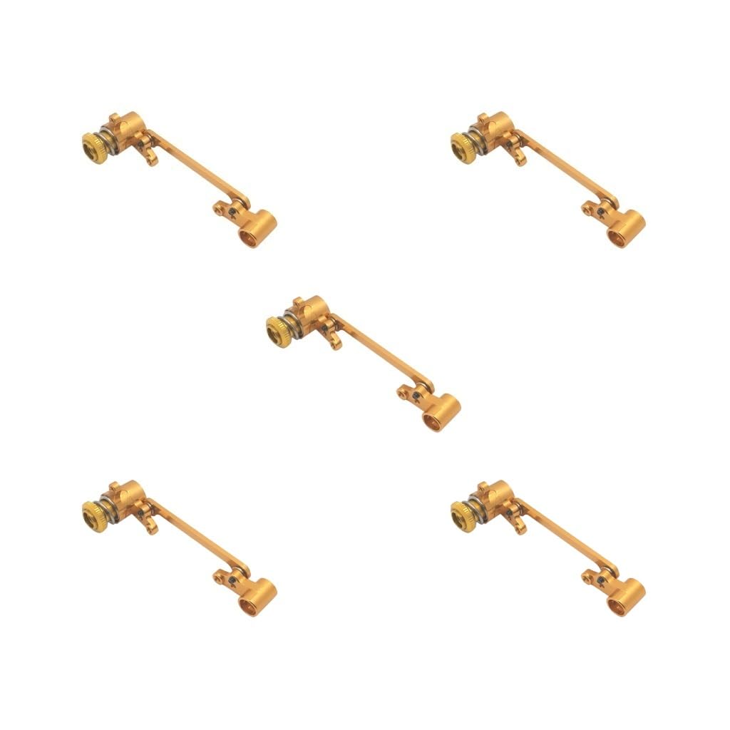 Juego de 5 piezas de montaje de dirección para WLtoys 144001 124018 124019 dorado, 1:14