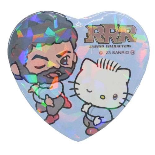Marimo Craft SRRR-008 RRR x Sanrio Characters Heart Shaped Can Badge Beam x Dia