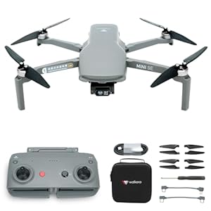 T210 UPGRADE Mini SE Drones with Camera 4K for Adults with GPS Auto Return,3-Axis Gimbal，Visual Optical Flow Positioning,30 Mins Time,Less than 249g Perfect for Beginners